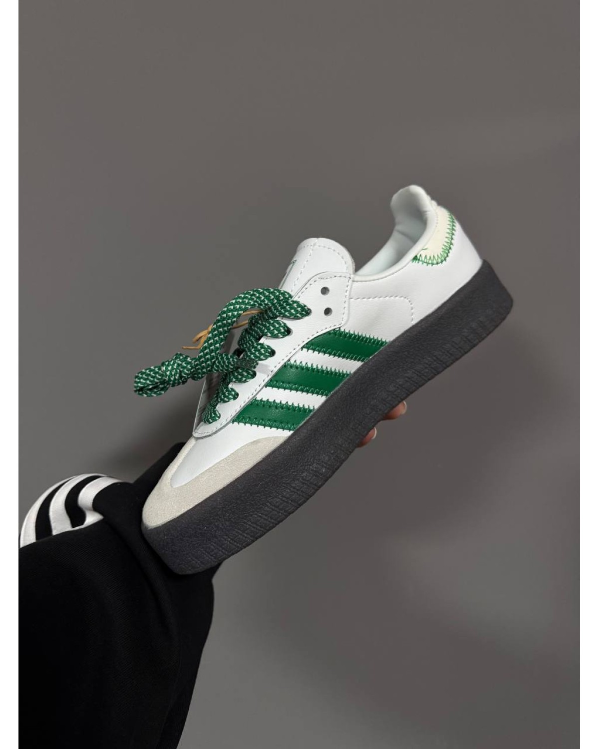 Adidas Samba Platform White / Green