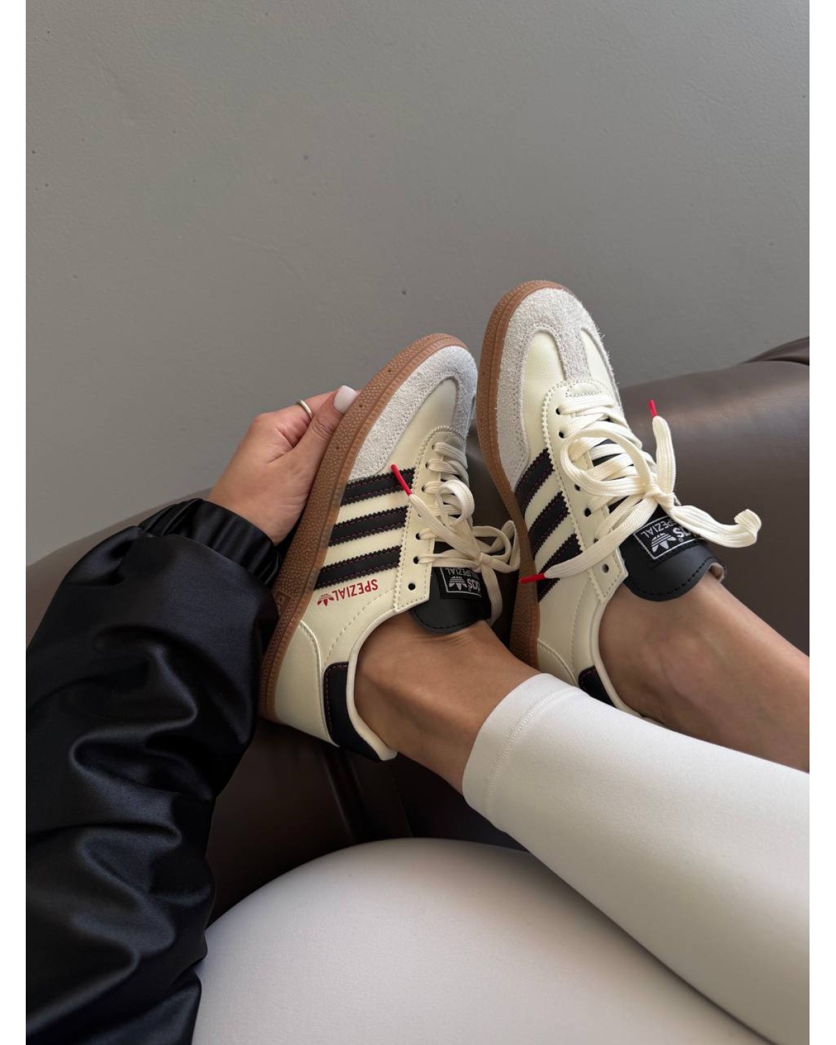 Adidas Spezial Cream / Black / Red
