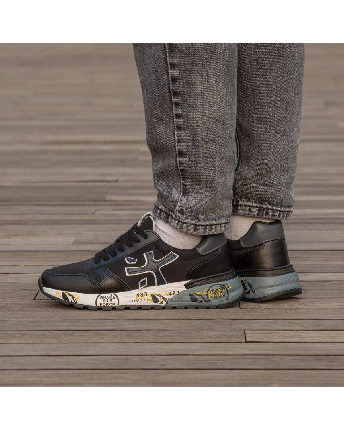 Premiata Beige Black