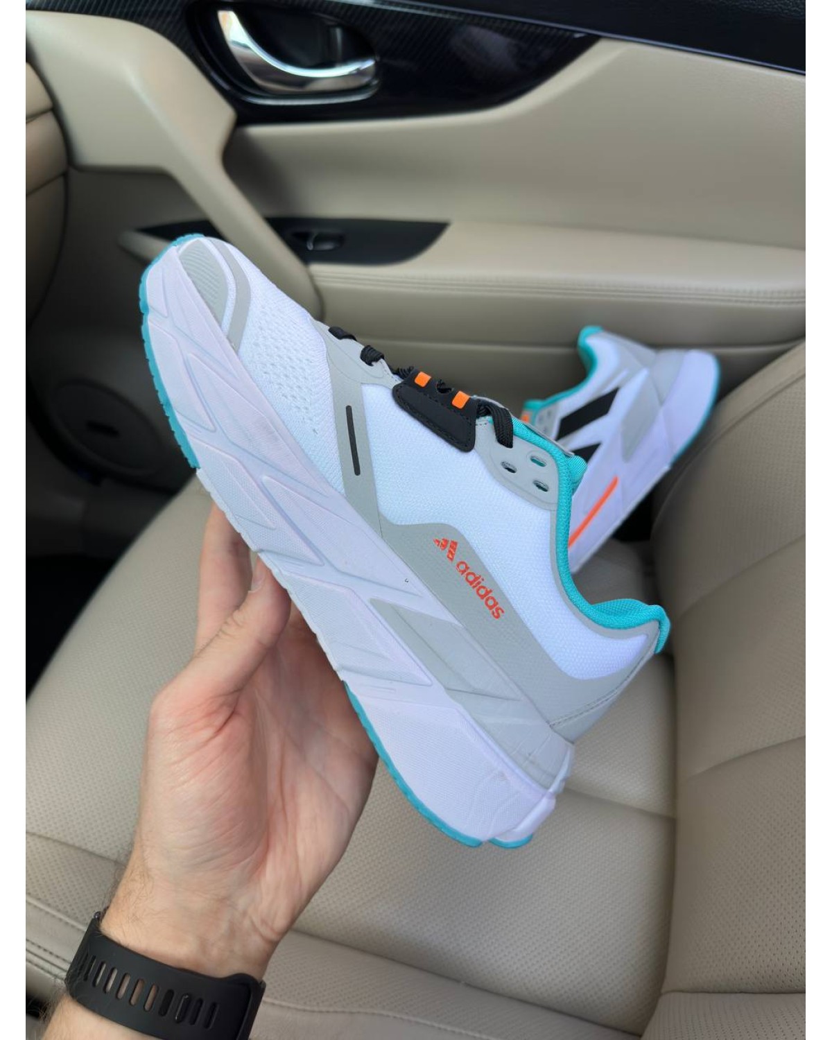 Adidas Adistar 2.0 White Turquoise Orange
