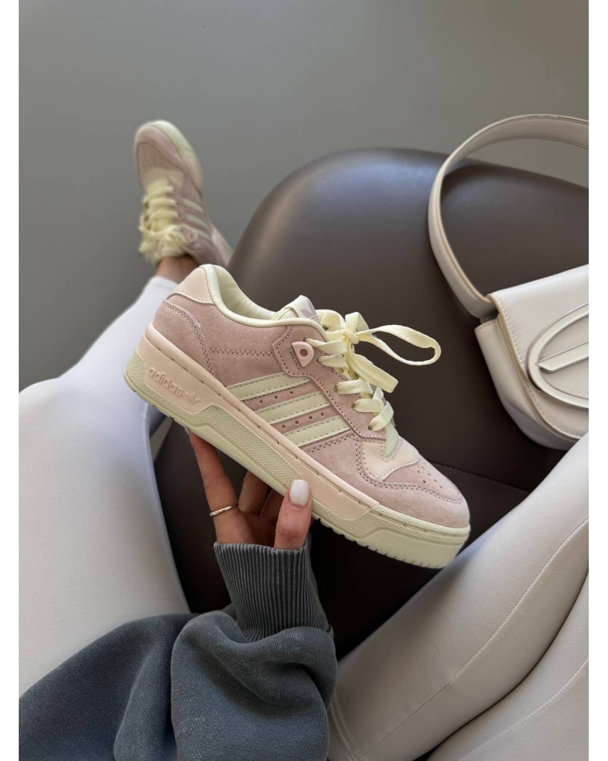 Adidas Forum Light Pink Suede