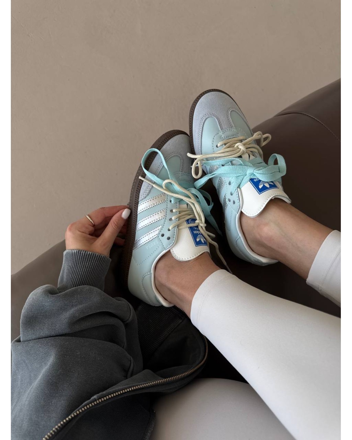 Adidas Samba Blue / Double Laces