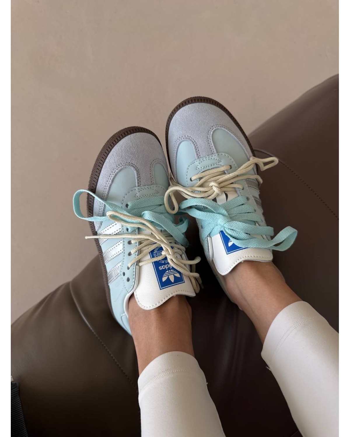 Adidas Samba Blue / Double Laces
