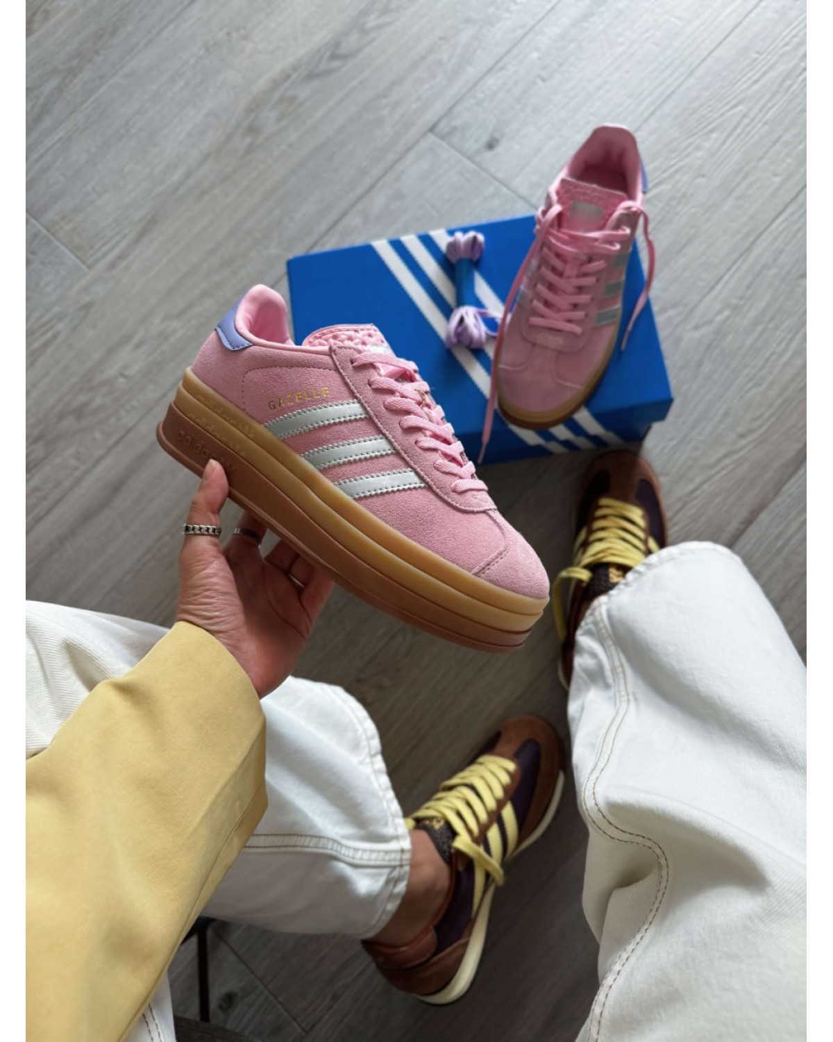 Adidas Gazelle Bold Bliss Pink Silver