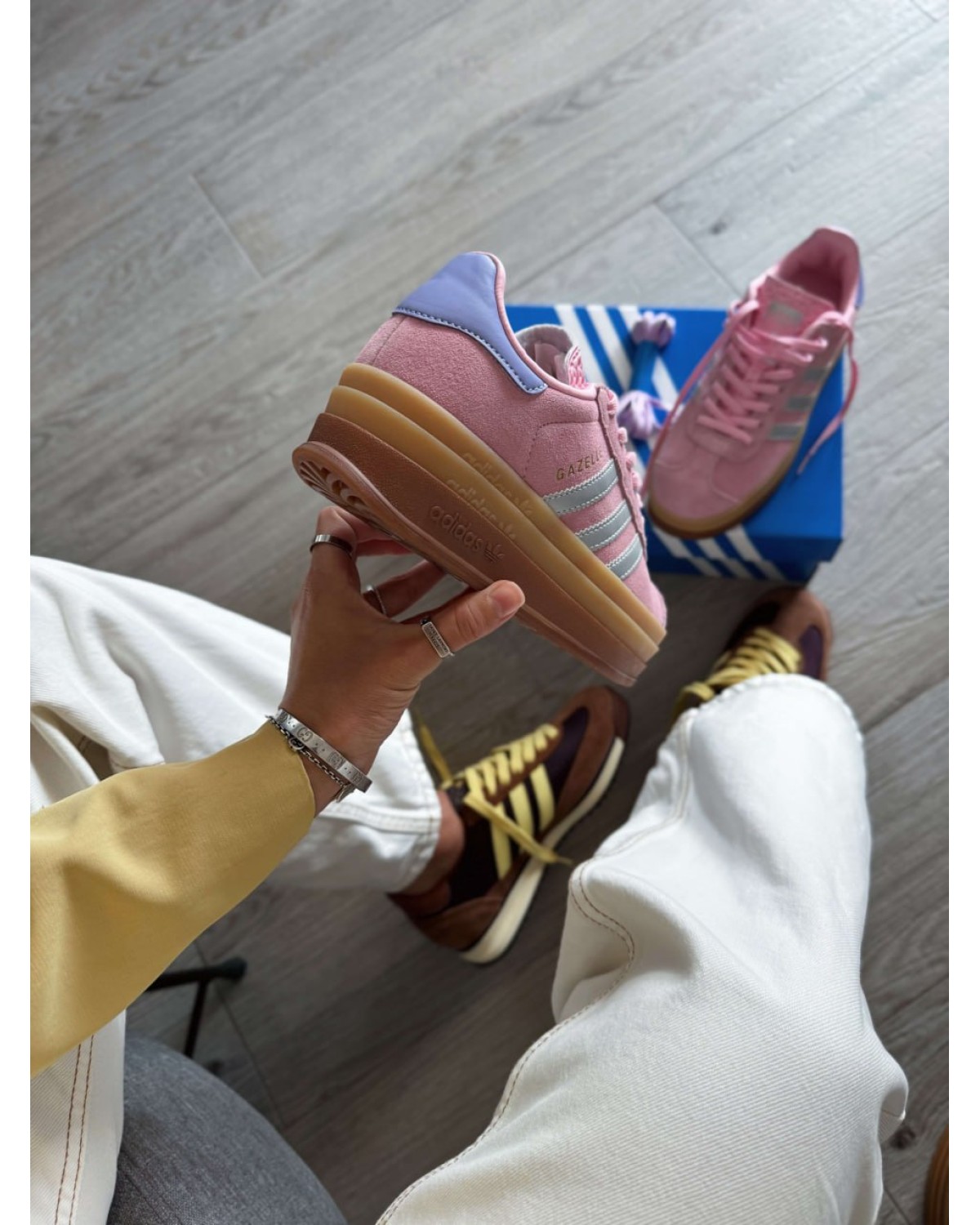 Adidas Gazelle Bold Bliss Pink Silver