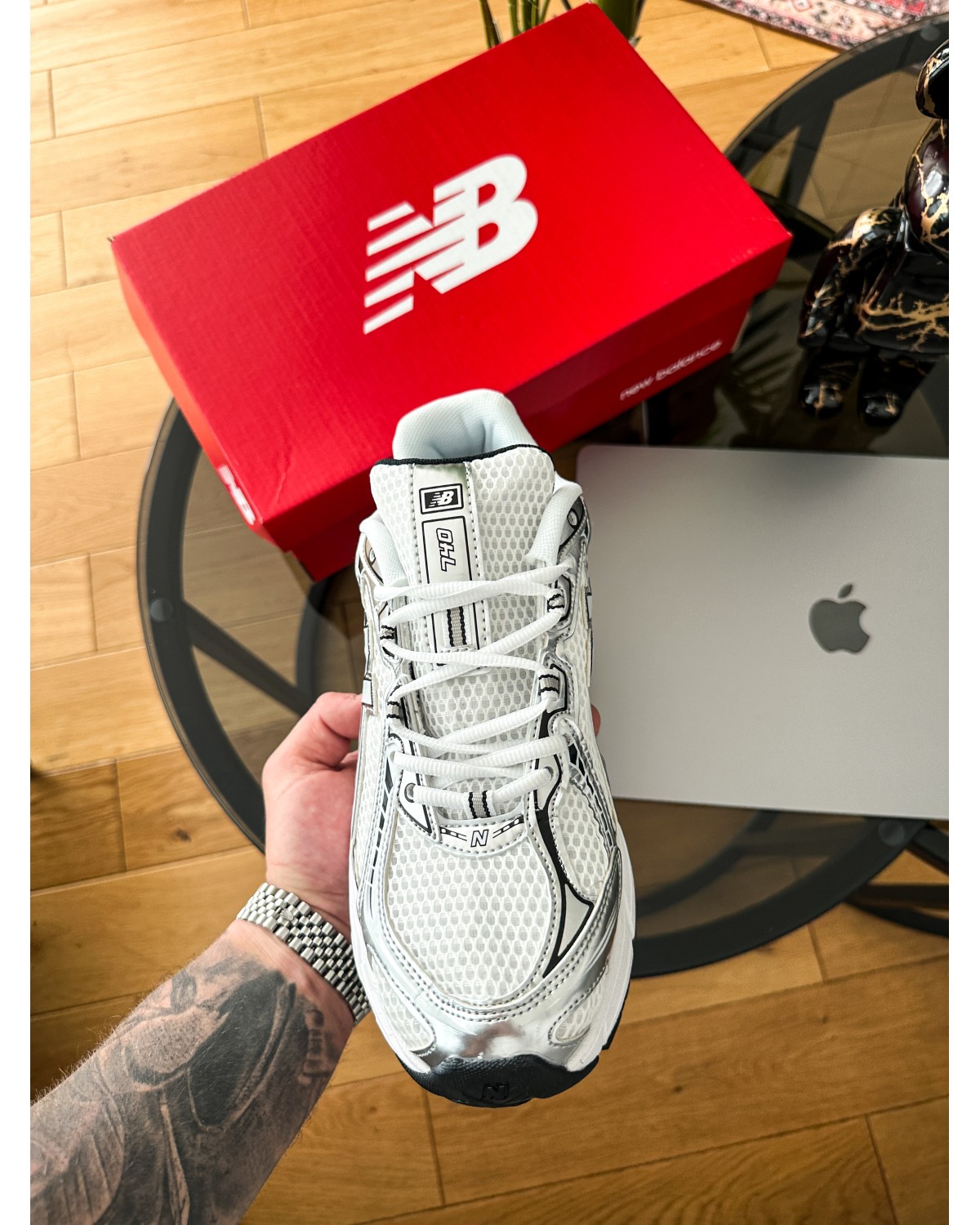 New Balance 740v2 "White Silver Black"