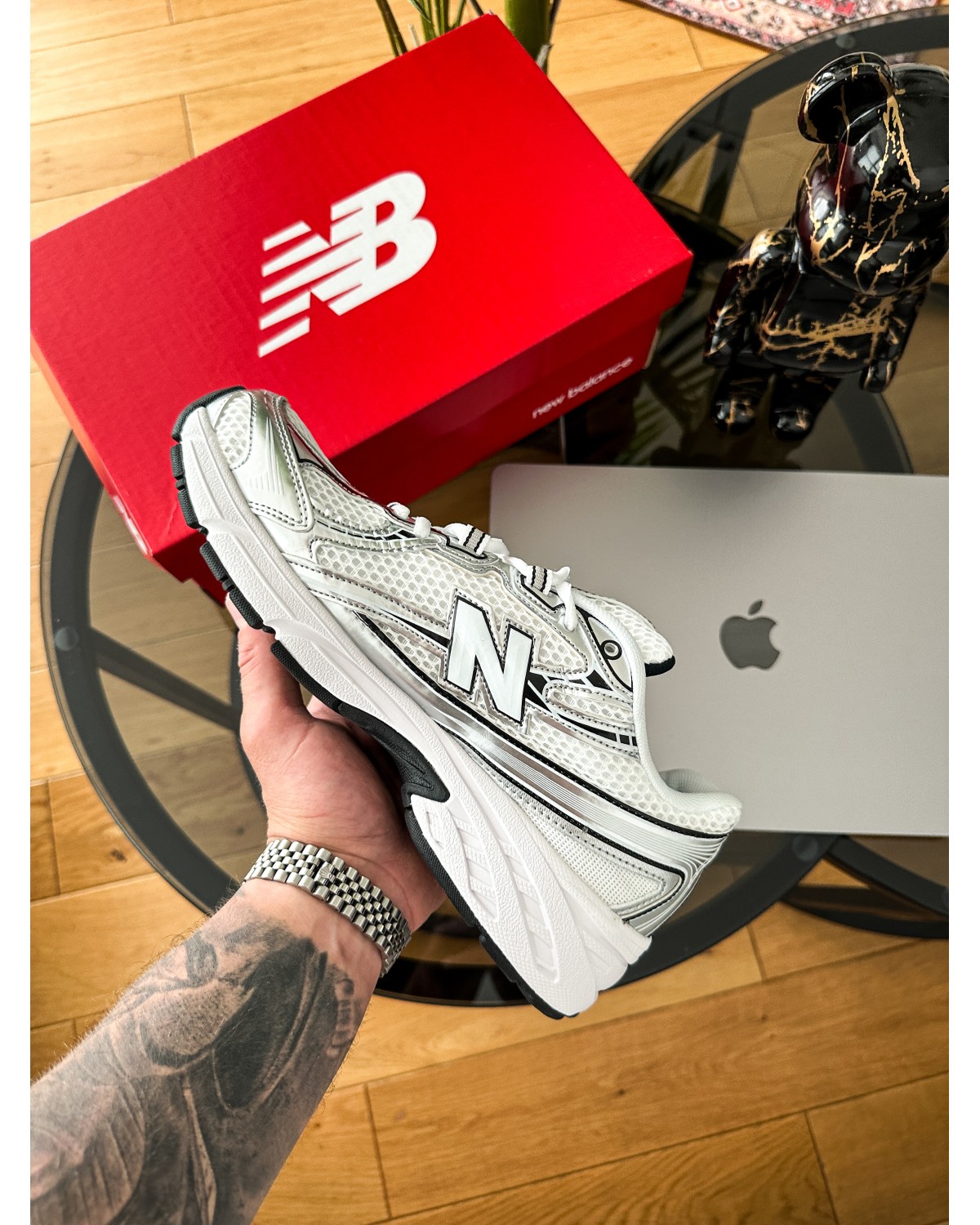 New Balance 740v2 "White Silver Black"