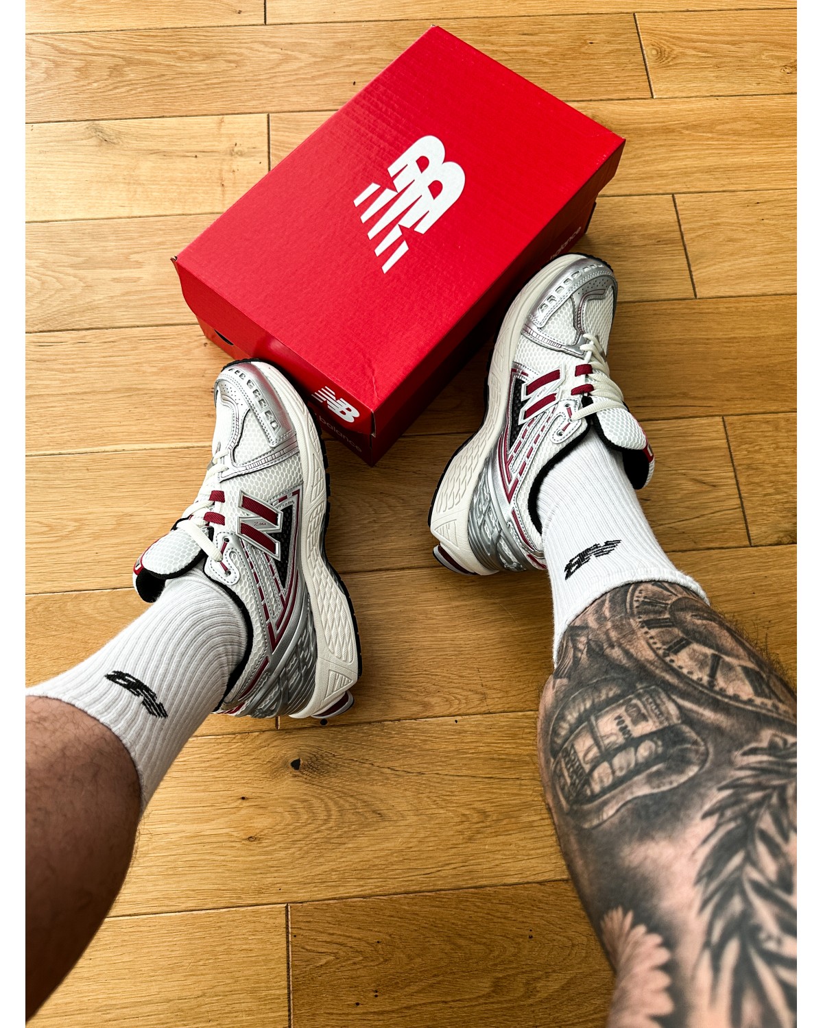 New Balance 1906R 'Silver Classic Crimson'