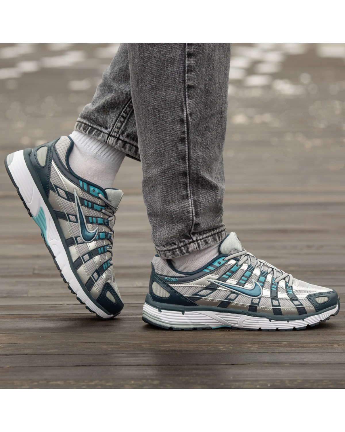 Nike P-6000 Grey Blue