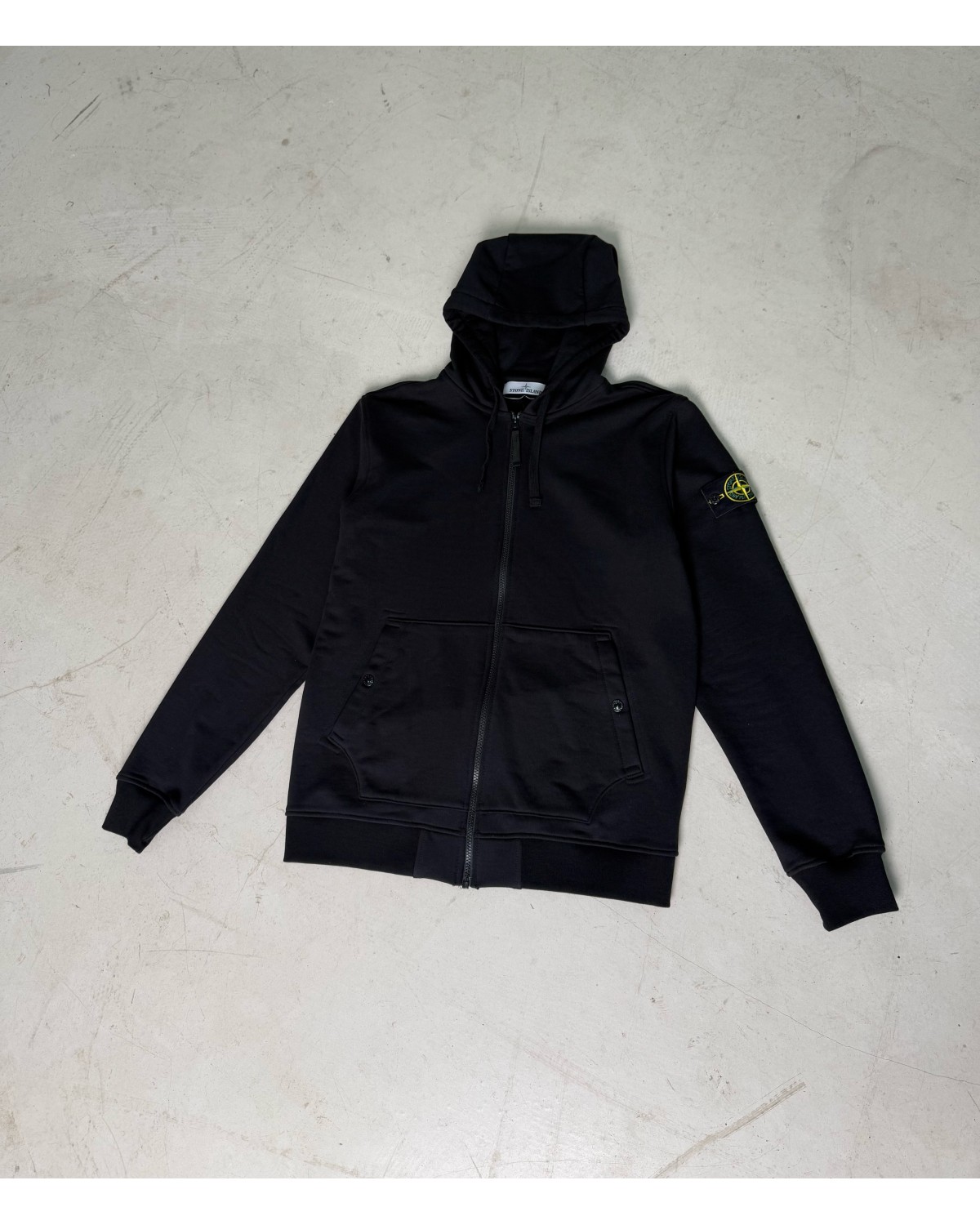 Зіп - худі Stone Island Full-Zip чорний