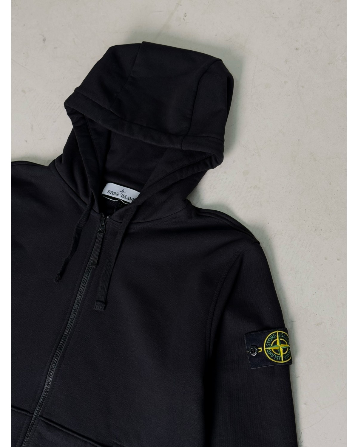 Зіп - худі Stone Island Full-Zip чорний