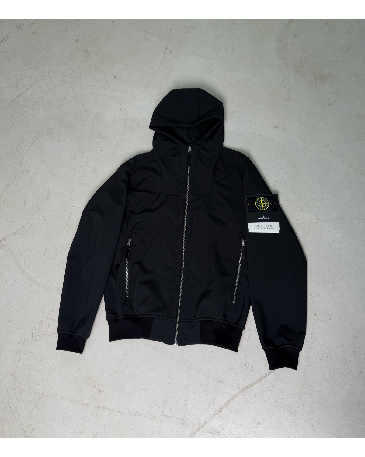 Куртка Stone Island Light Soft Shell-R чорна