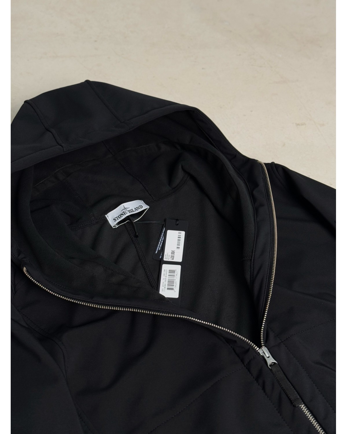 Куртка Stone Island Light Soft Shell-R чорна