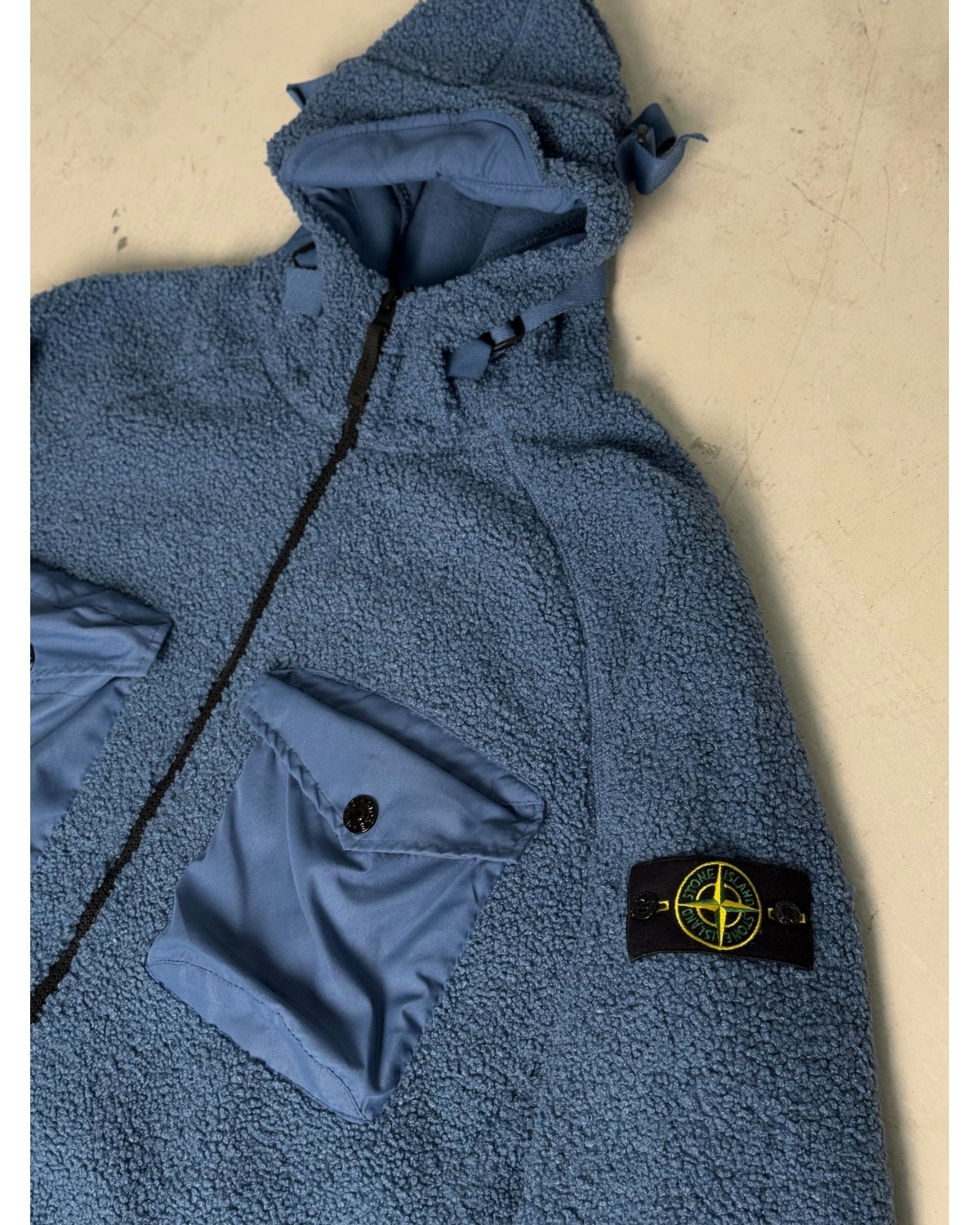 Зіп - худі Stone Island Fleece Jacket синій