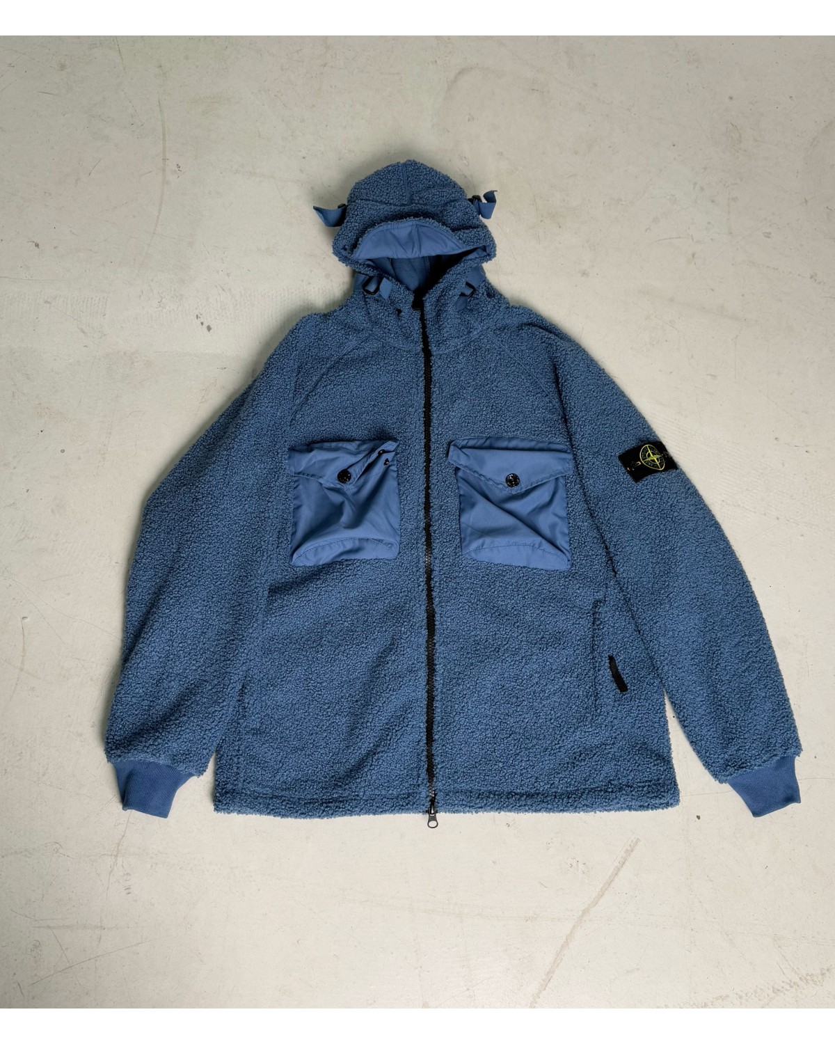 Зіп - худі Stone Island Fleece Jacket синій