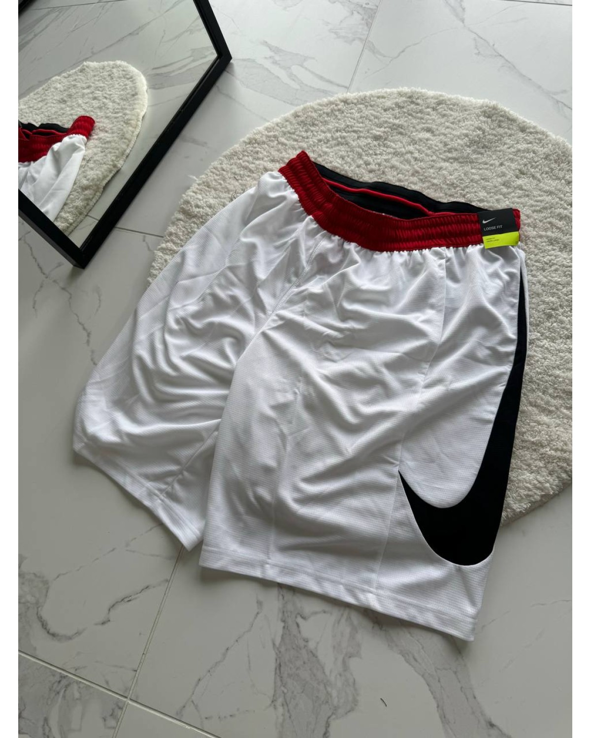 Шорти Nike big  swoosh білі