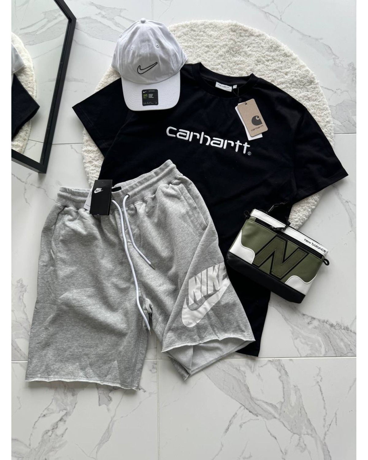 Комплект шорти Nike та футболка Carhartt