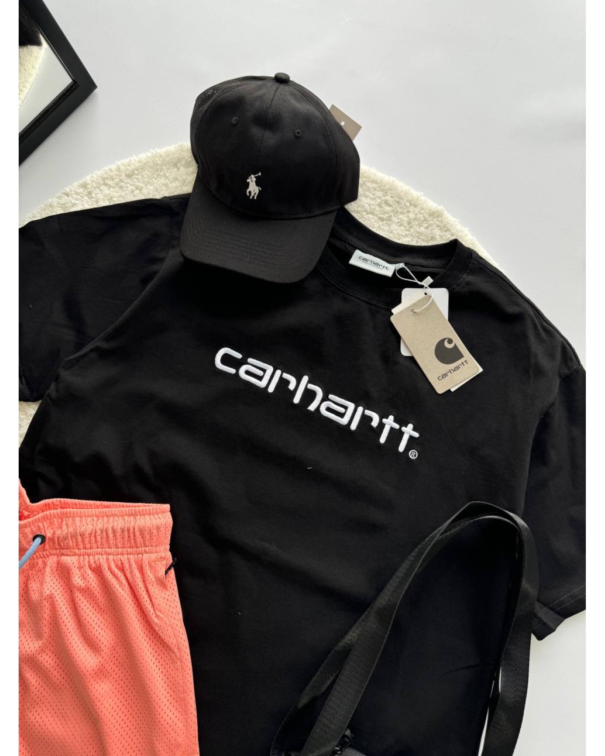 Комплект футболка Carhartt - шорти  Jordan