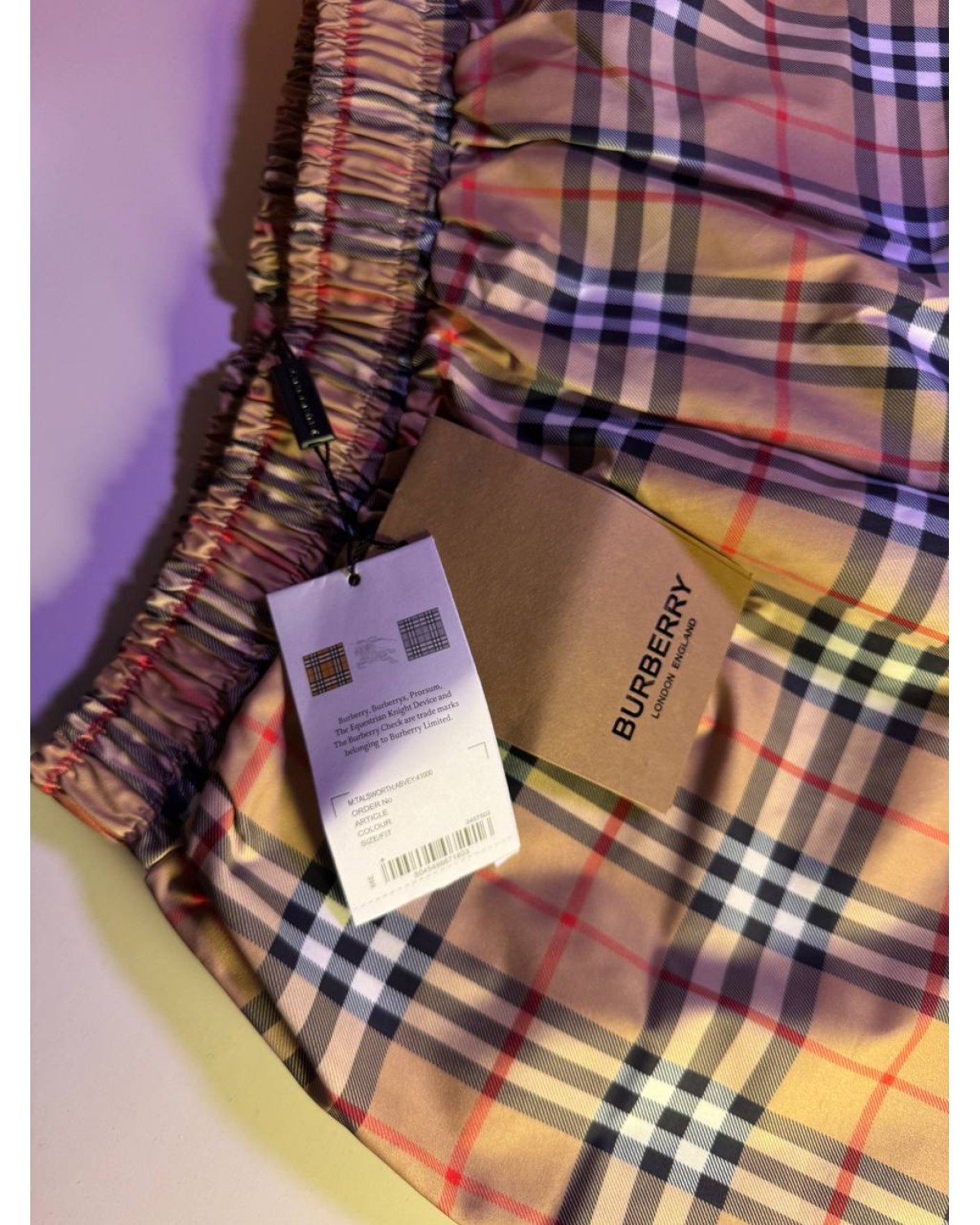 Шорти Burberry nylon