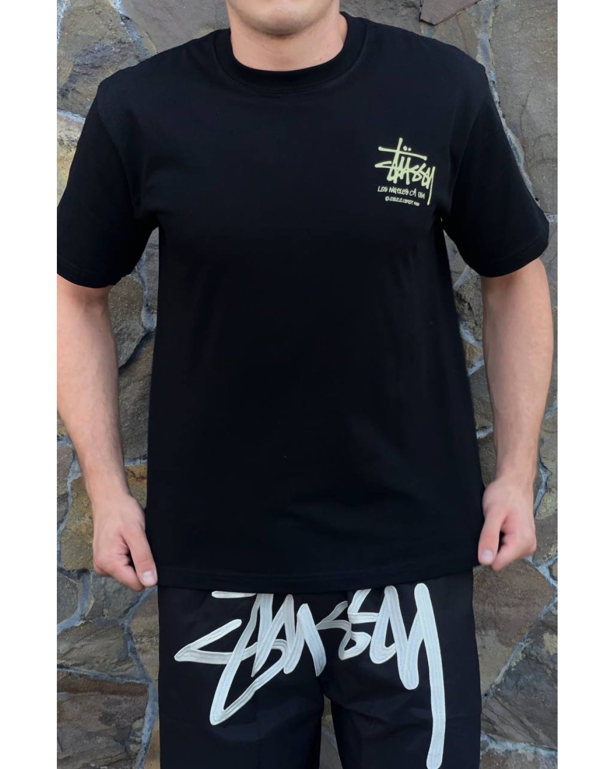 Комплект футболка × шорти Stussy