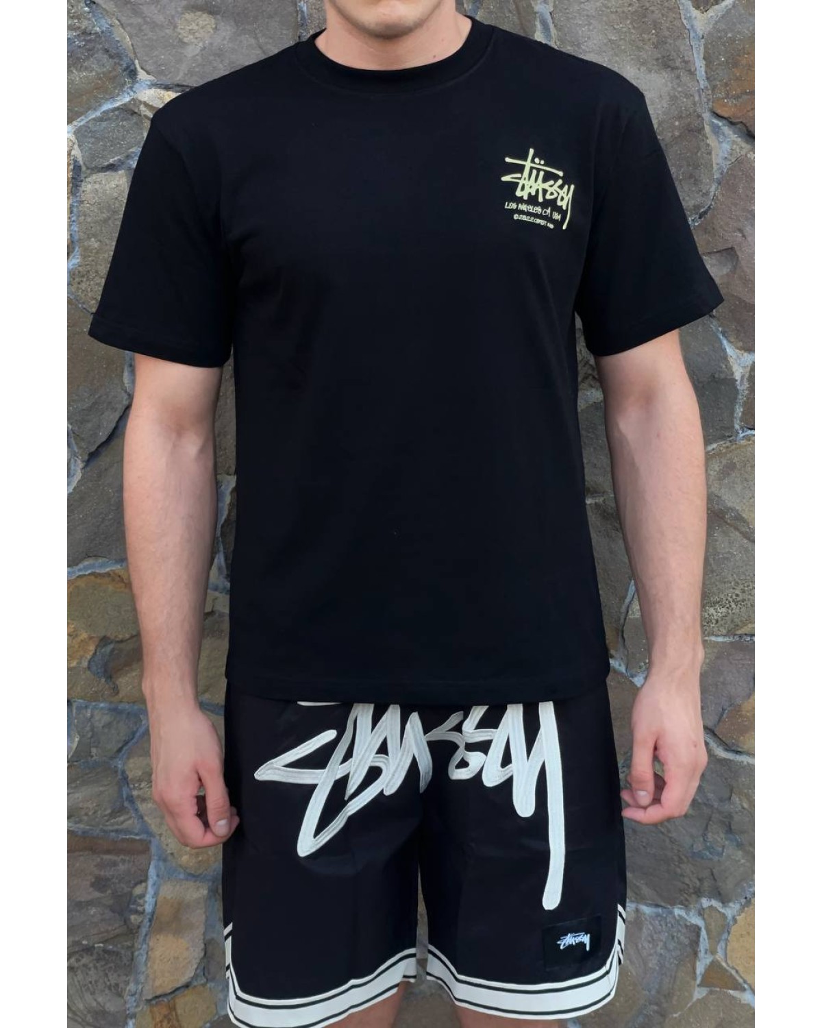 Комплект футболка × шорти Stussy