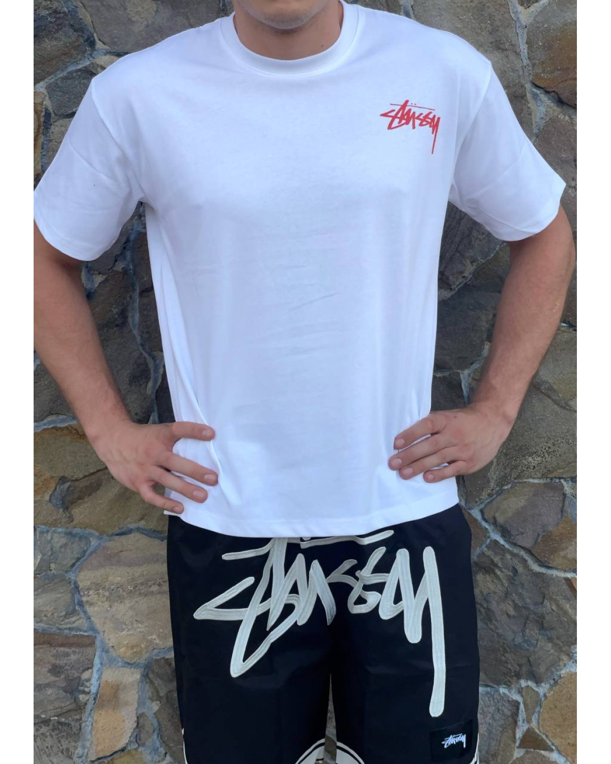 Комплект футболка × шорти Stussy