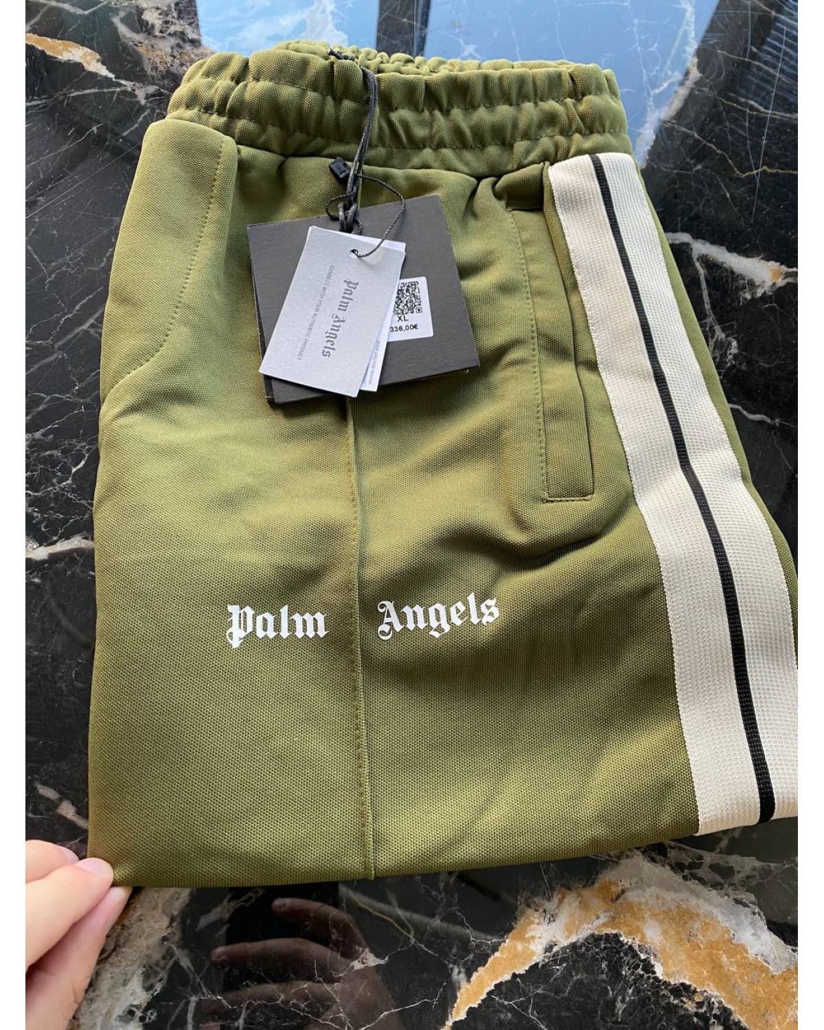 Шорти Palm Angels Olive