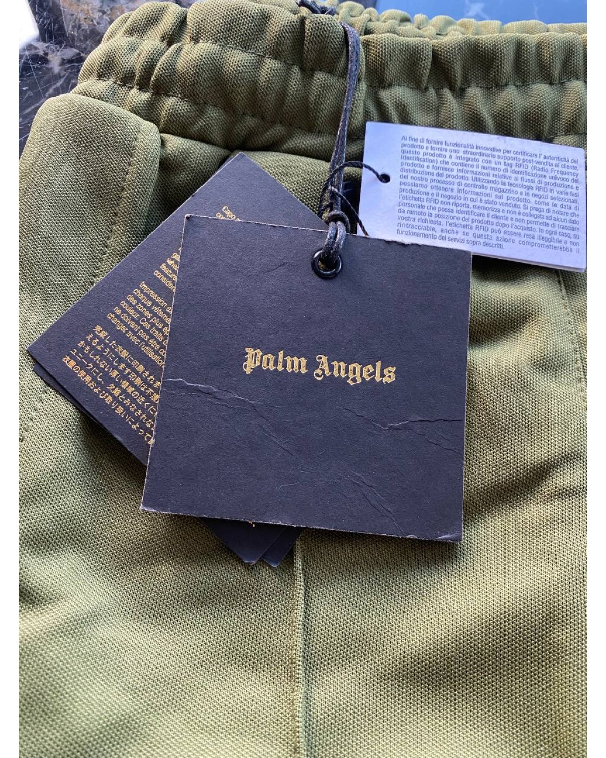 Шорти Palm Angels Olive