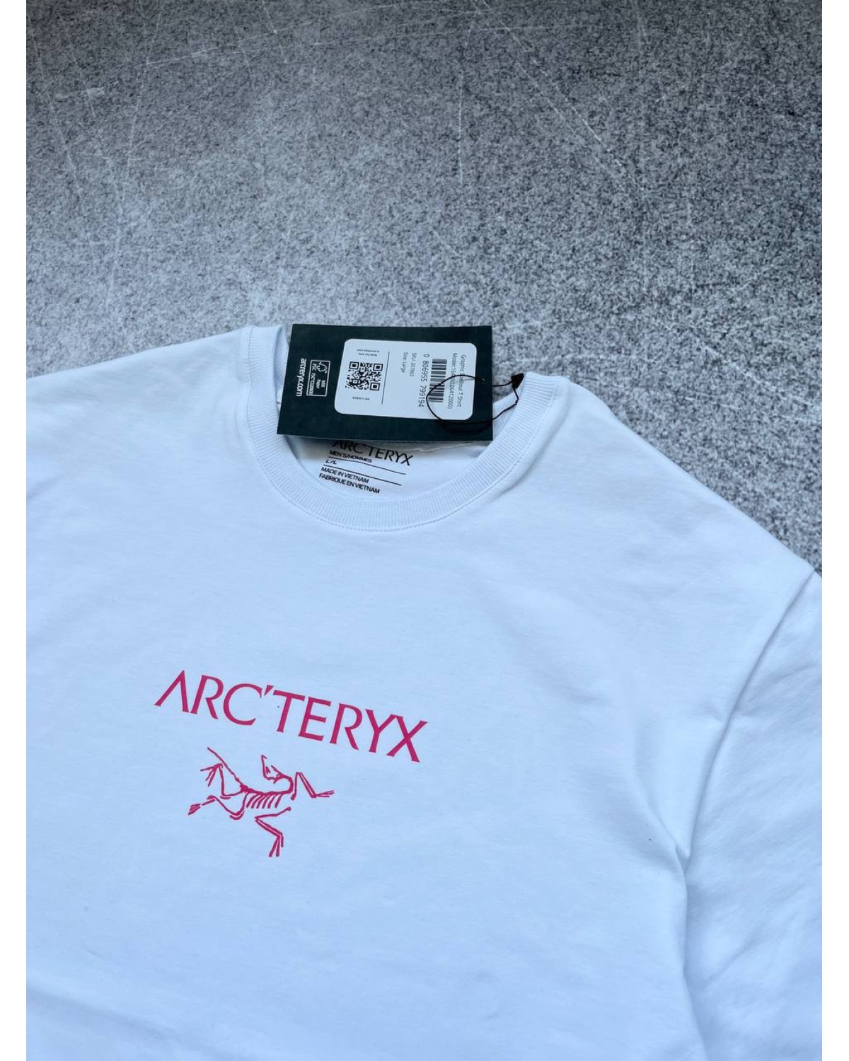 Футболка Arcteryx біла