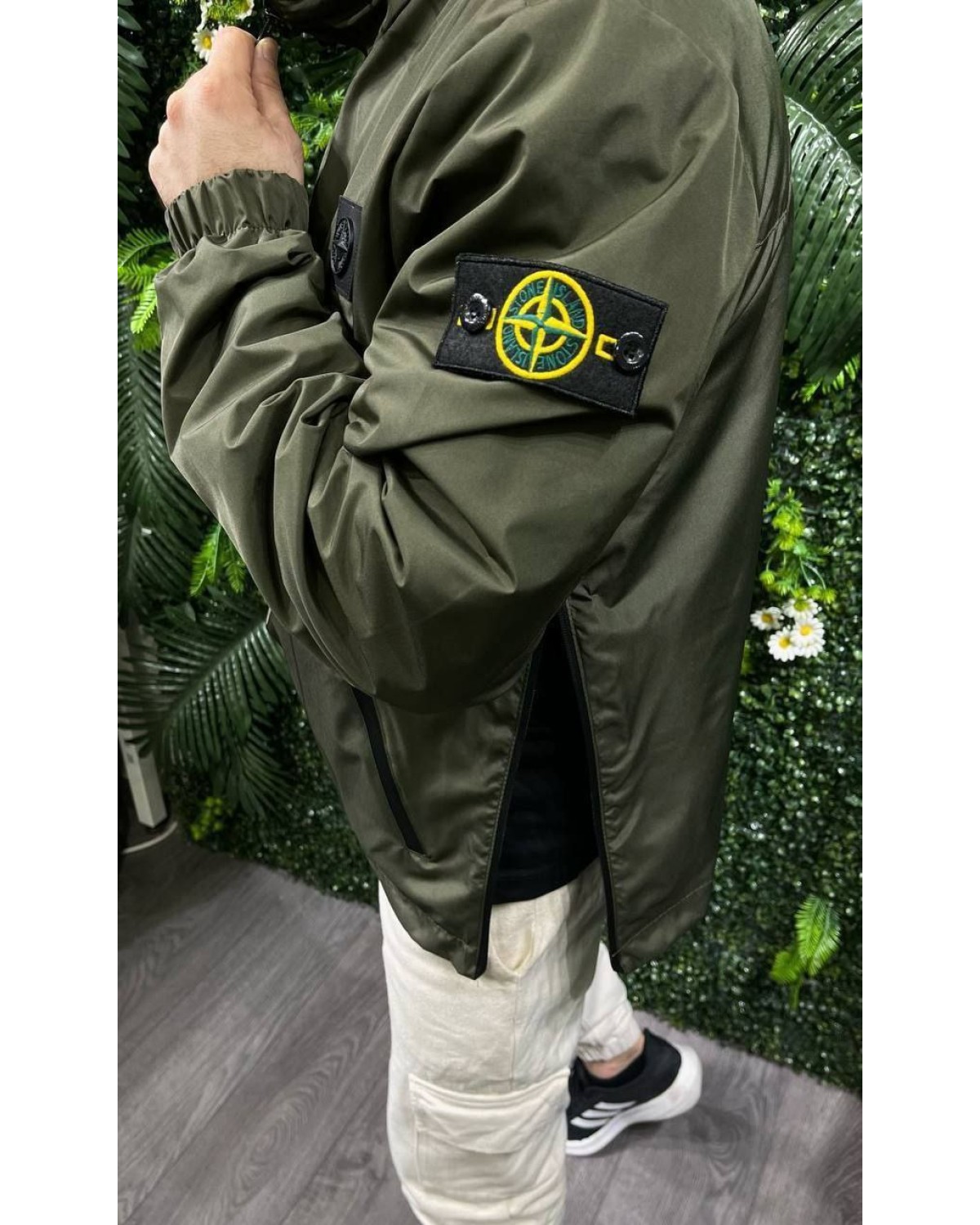 Вітрівка Stone Island хакі