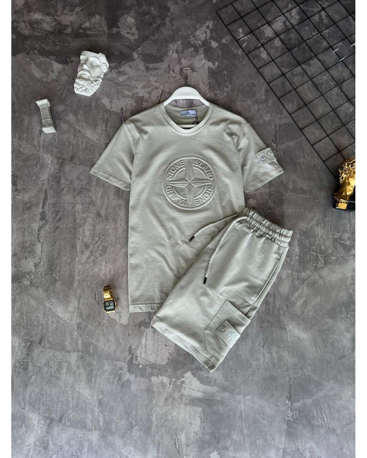 Комплект футболка × шорти Stone Island