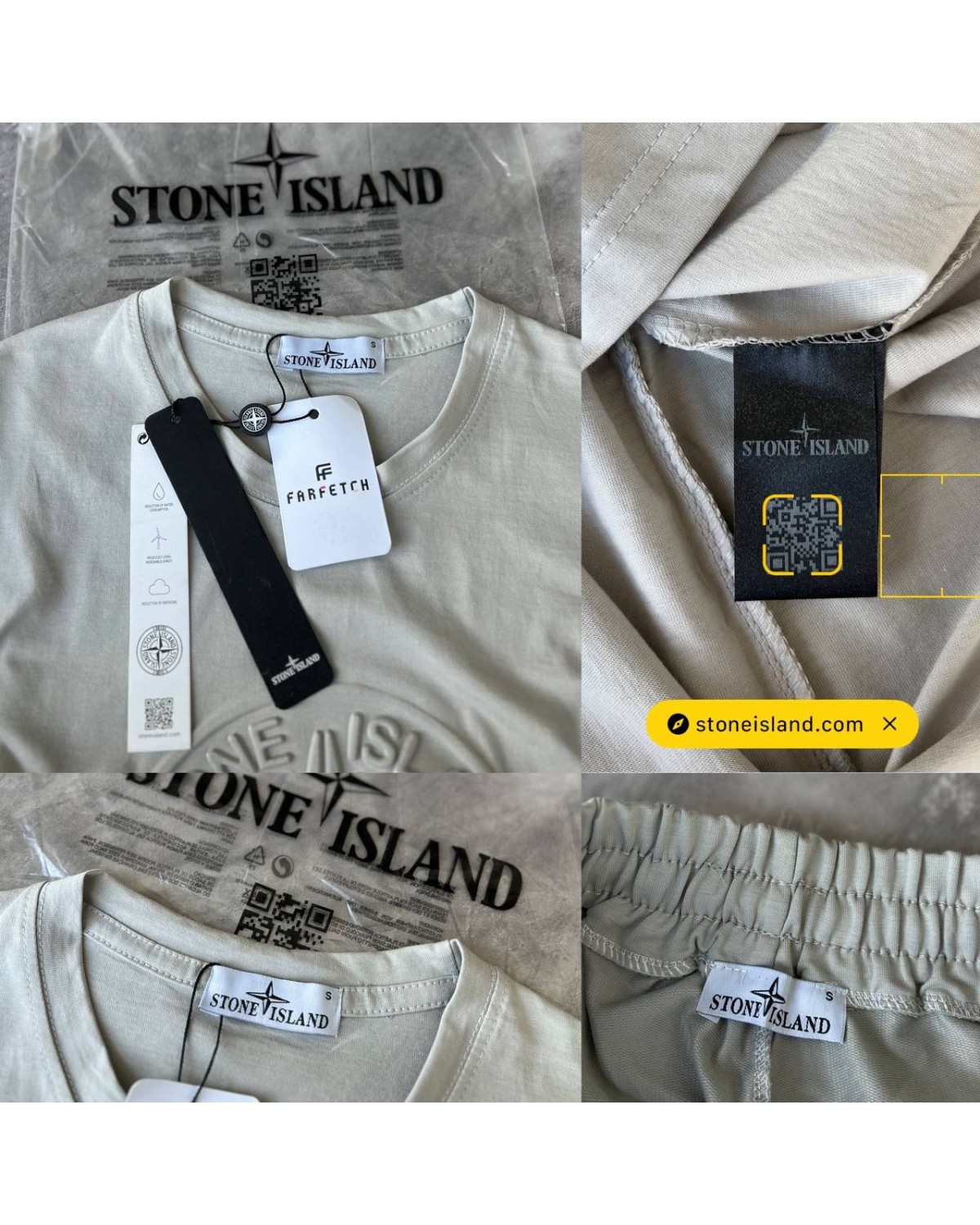 Комплект футболка × шорти Stone Island