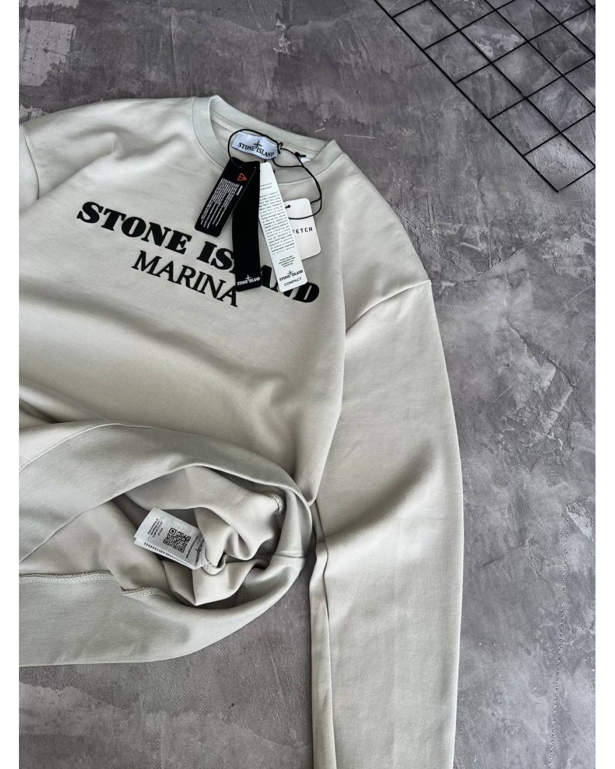 Світшот Stone Island молочний