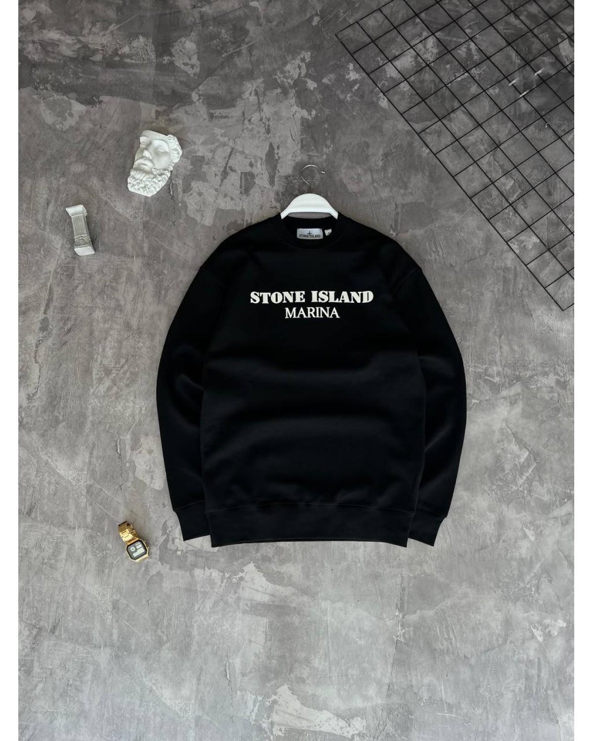 Світшот Stone Island чорний