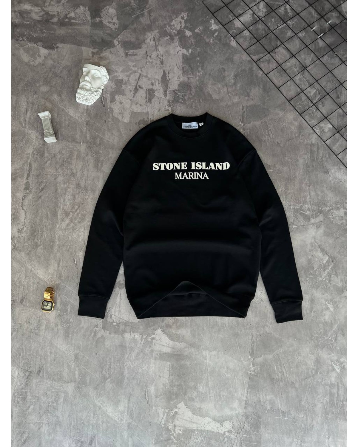 Світшот Stone Island чорний