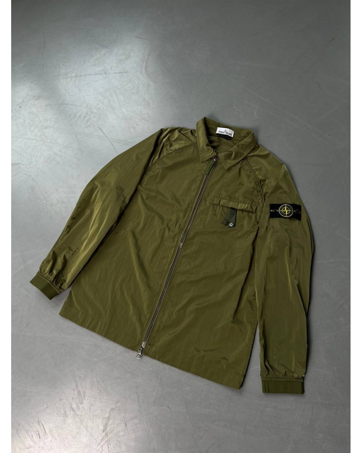 Сорочка  Stone Island nylon хакі