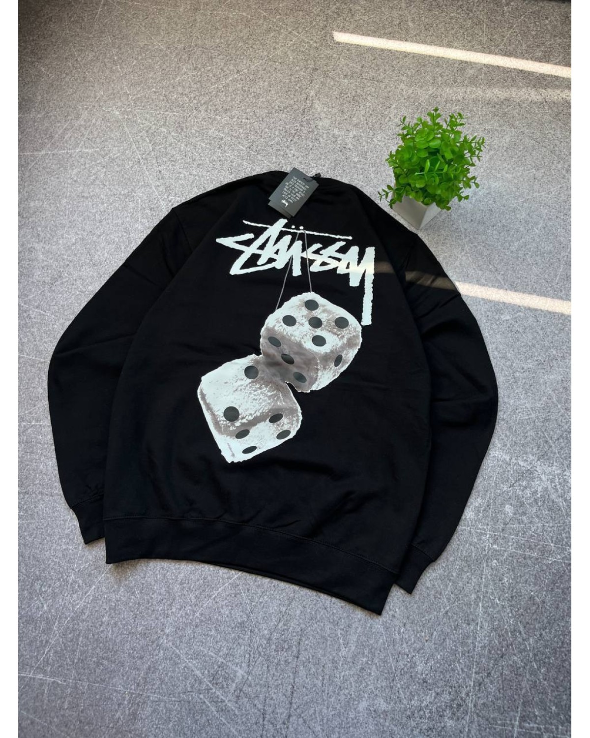 Світшот Stussy чорний