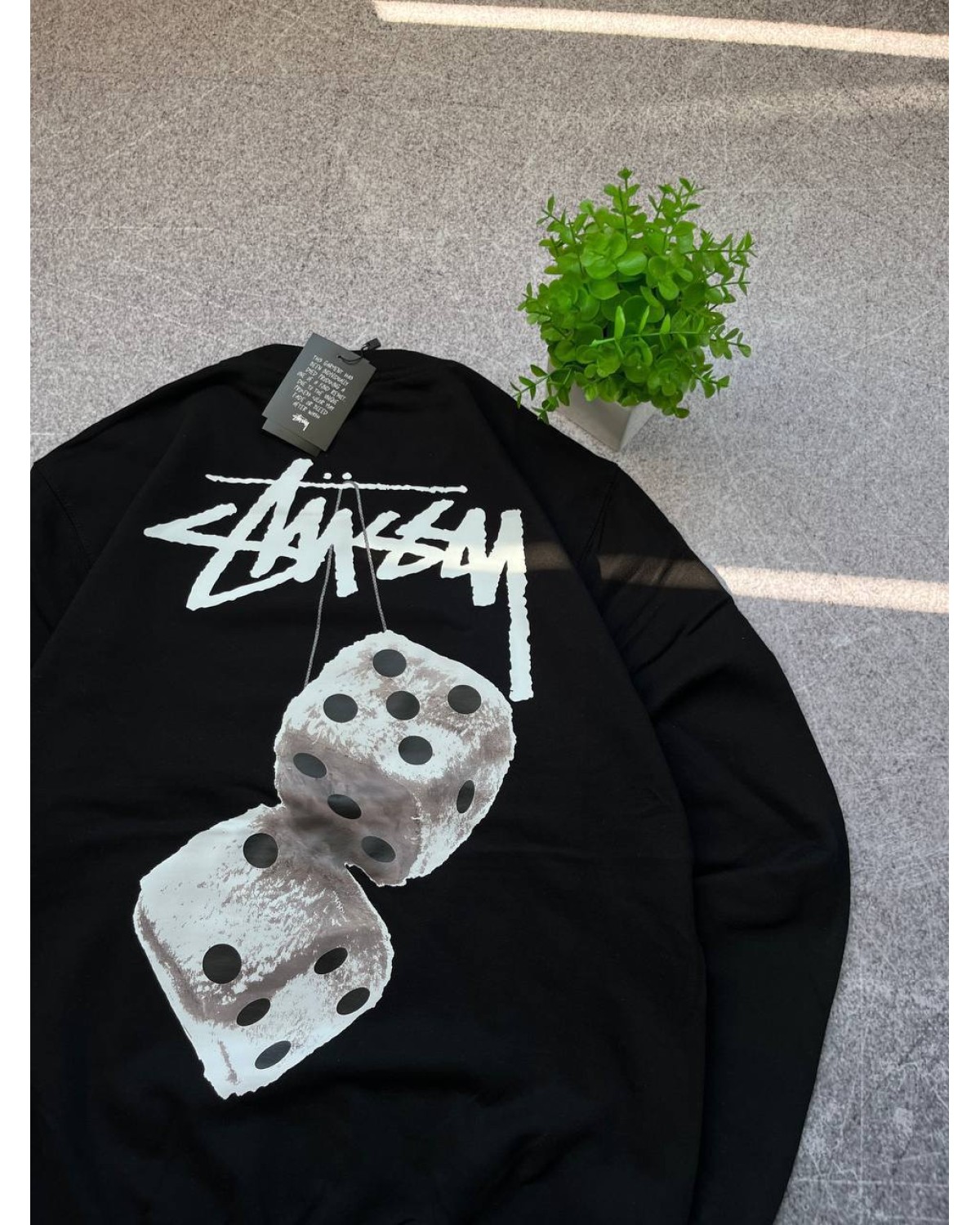 Світшот Stussy чорний