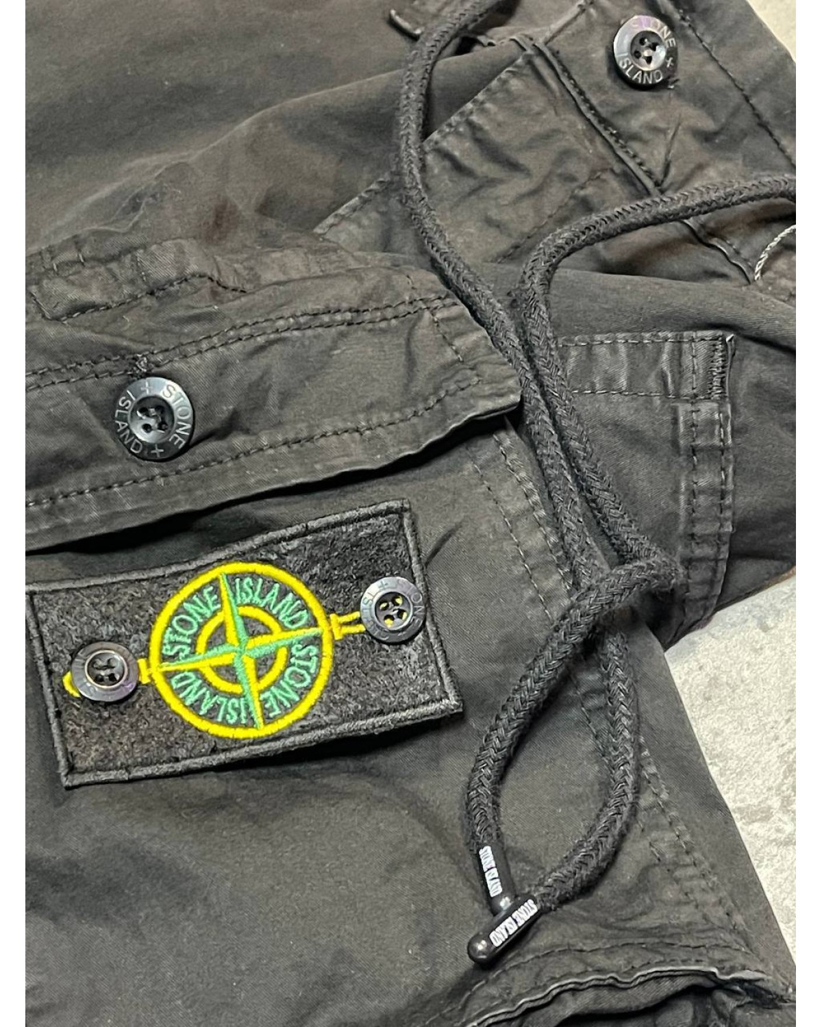 Штани карго Stone Island чорні