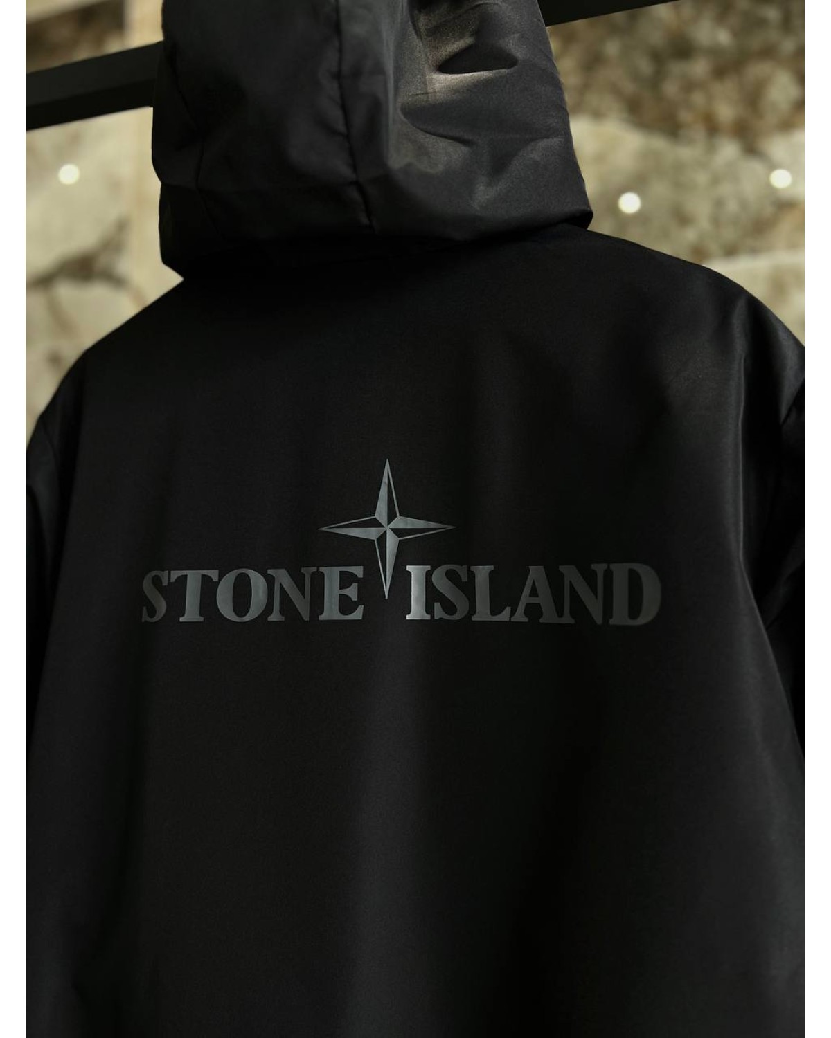 Вітрівка Stone Island чорна