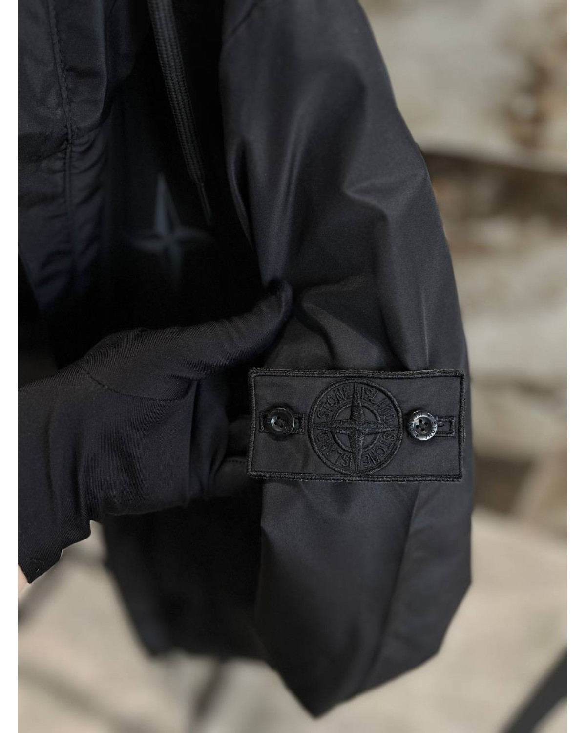 Вітрівка Stone Island чорна