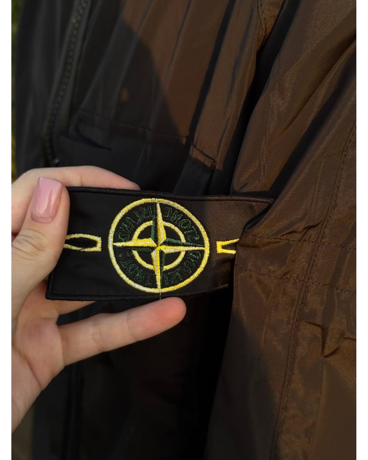 Водонепроникна вітрівка Stone Island Gore-Tex чорна