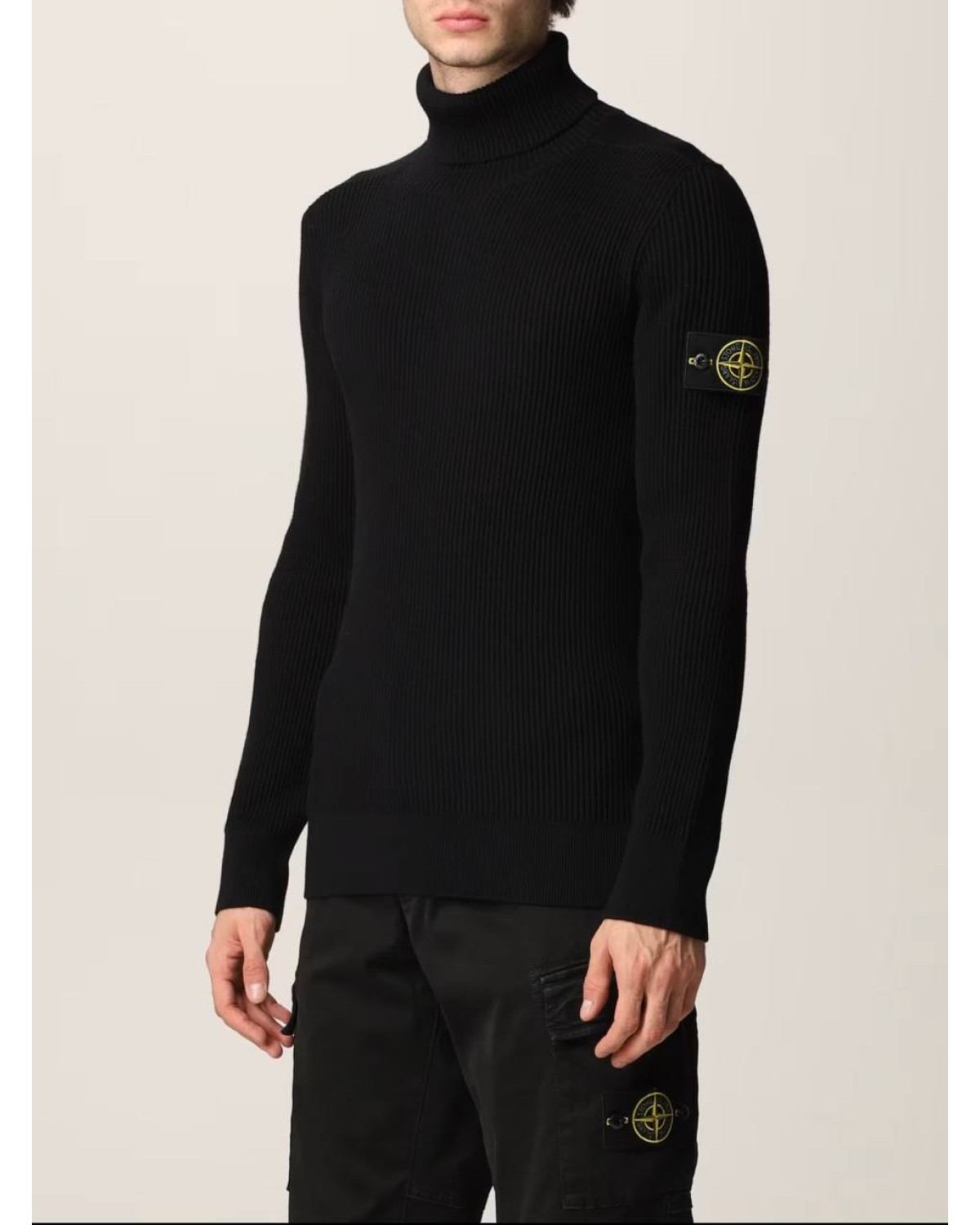 Гольф Stone Island чорний