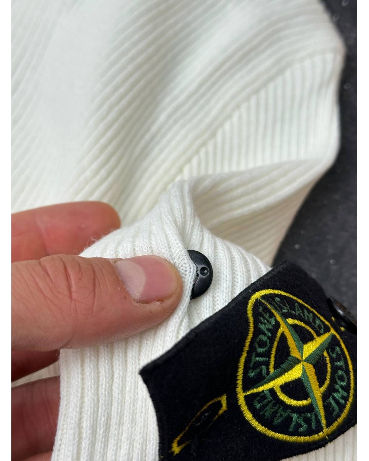 Гольф Stone Island білий