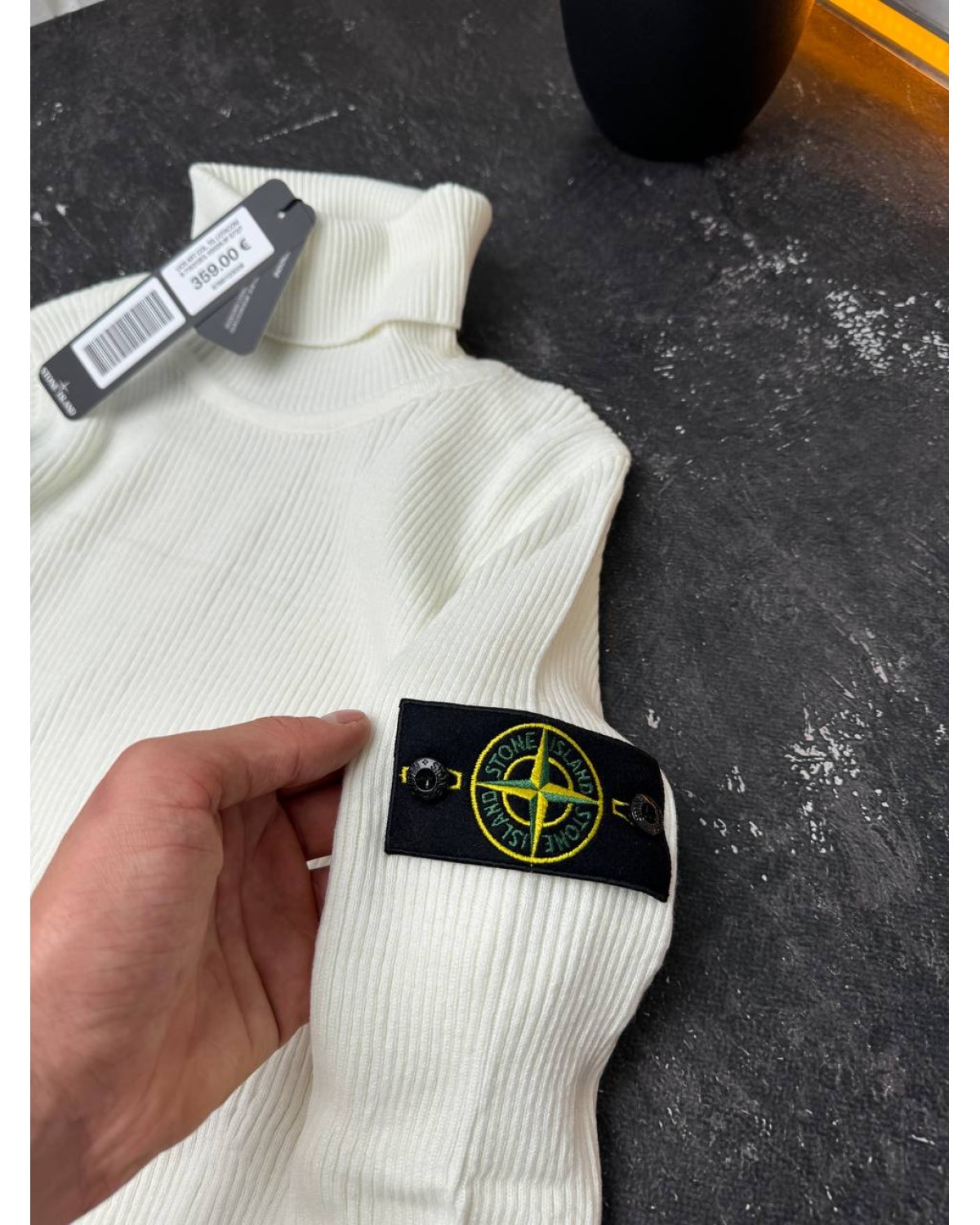 Гольф Stone Island білий