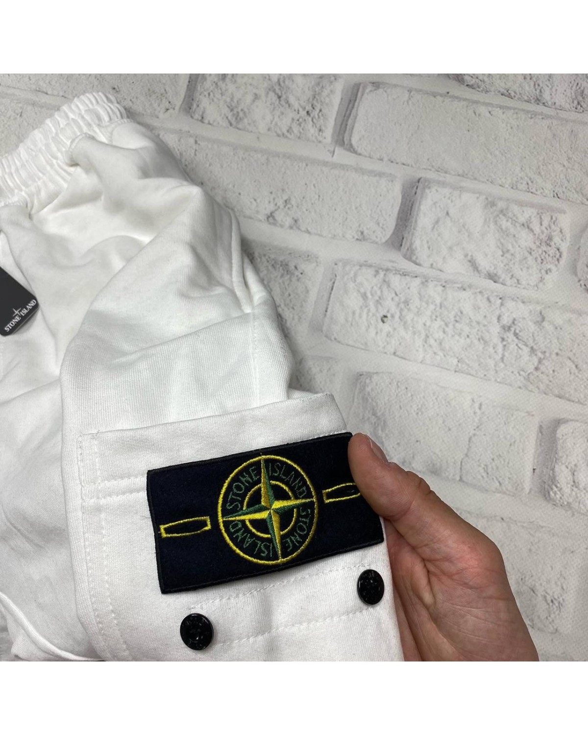 Джогери Stone Island білі