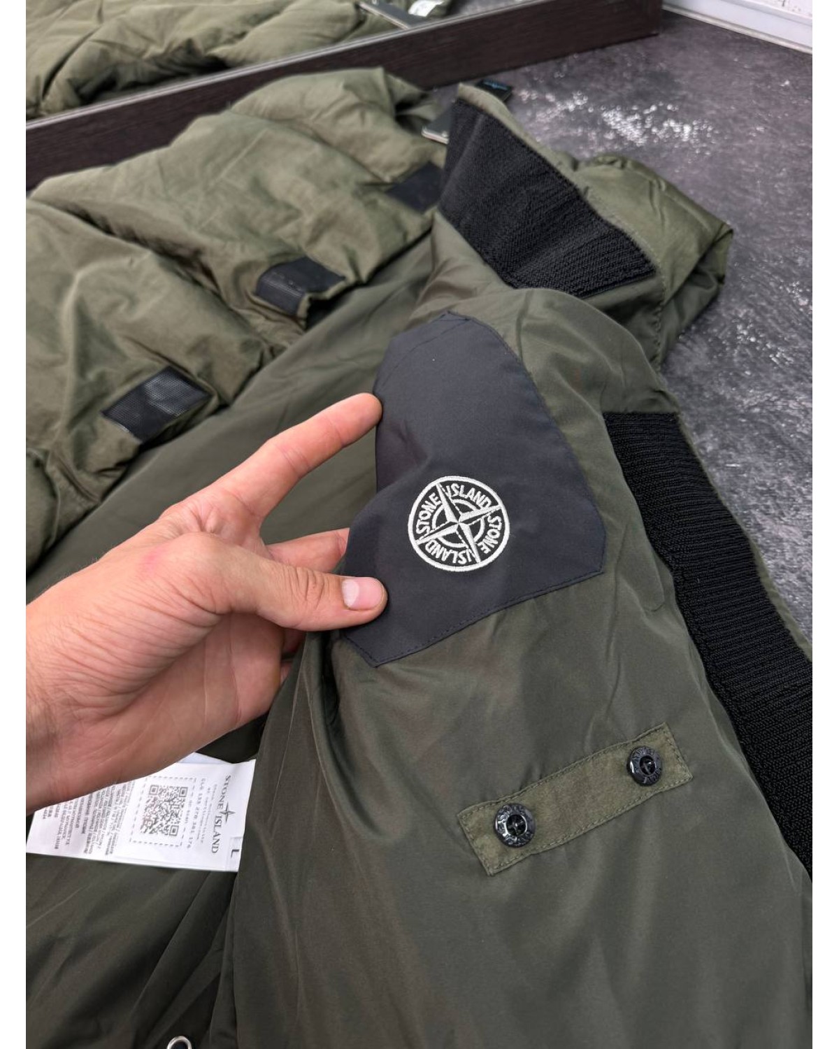 Жилет Stone Island хакі