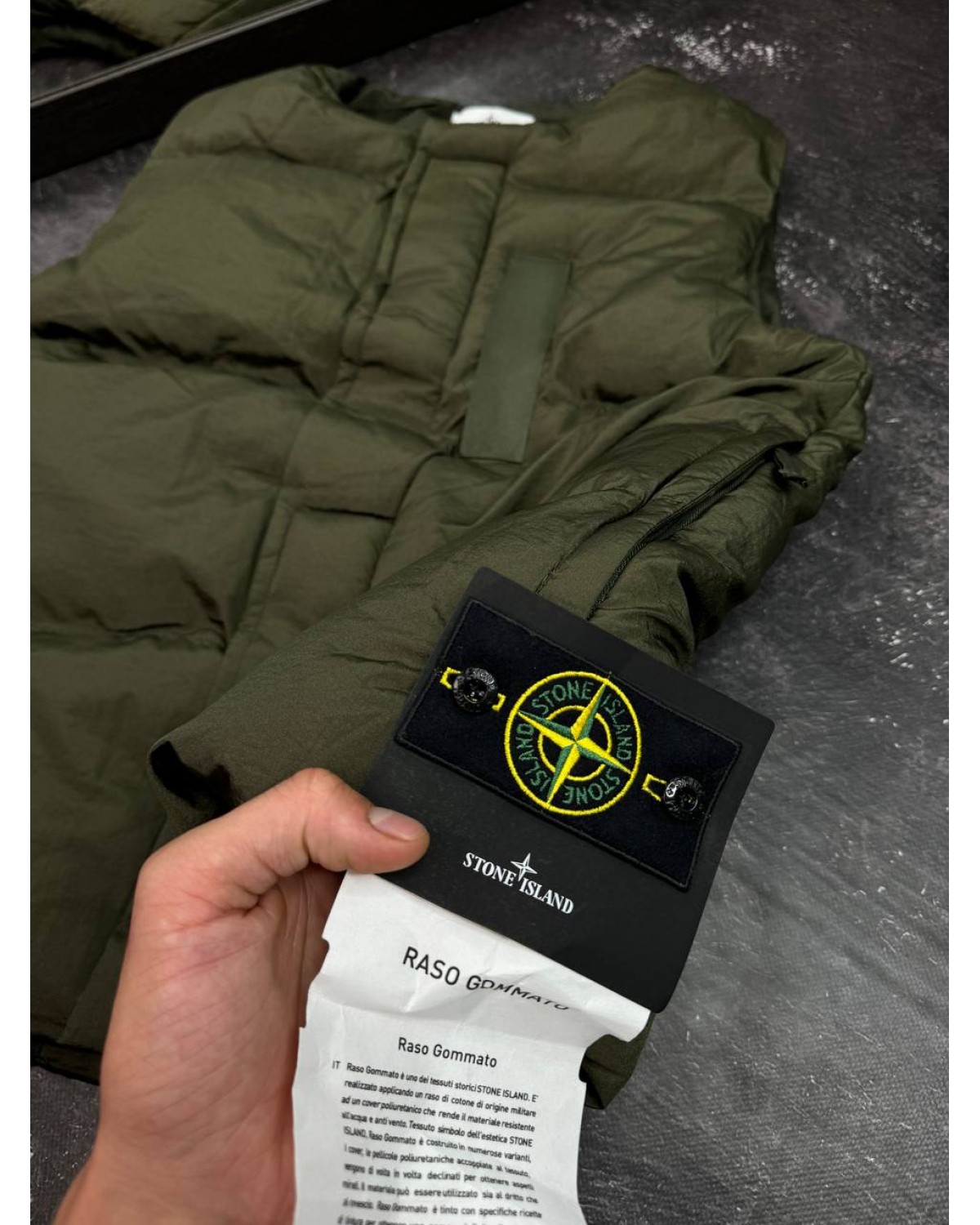 Жилет Stone Island хакі