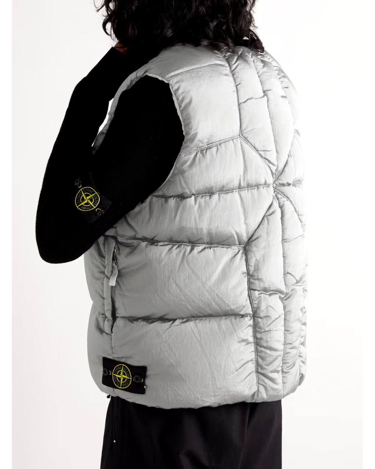 Жилет Stone Island срібний