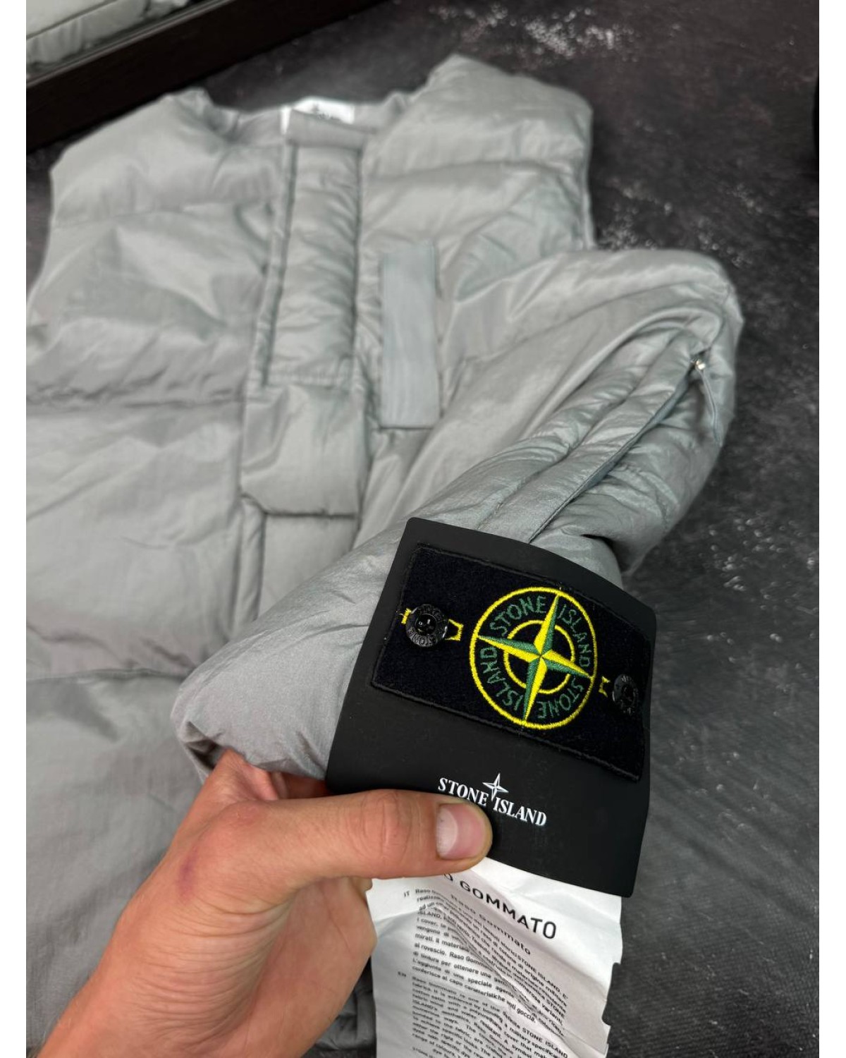 Жилет Stone Island срібний